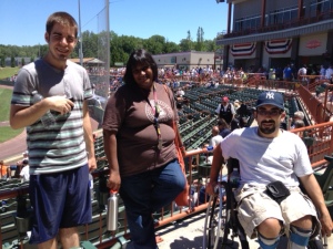 the College Experience at ValleyCats-VinnyAbbyBryan